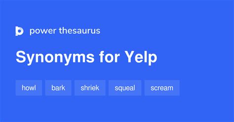 yelp thesaurus